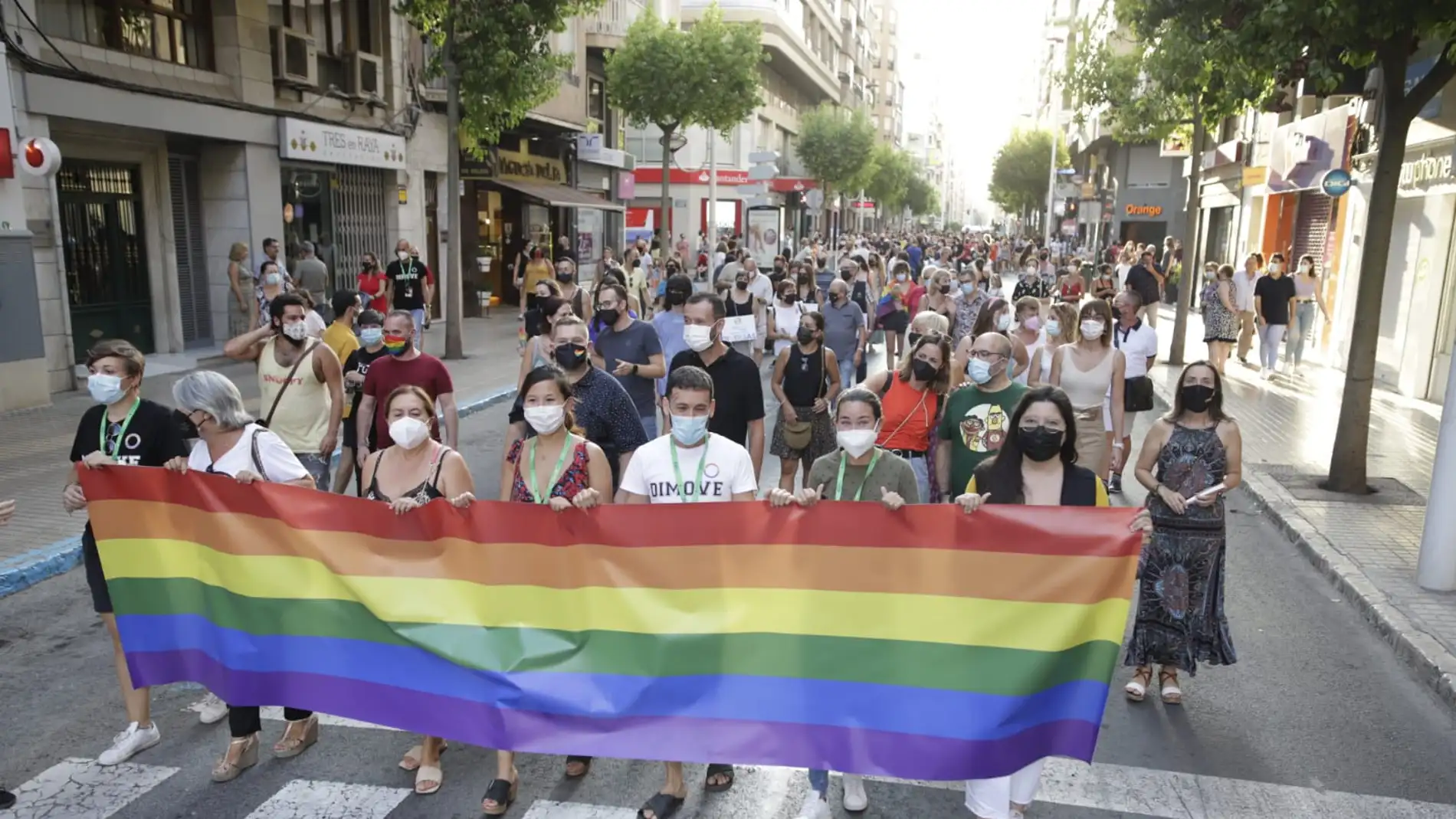 Manifestación 'Elx Orgullosa 2021'.