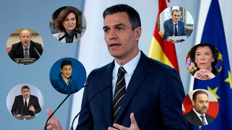 Estos son los ministros cesados por Pedro Sánchez que han pedido una indemnización Estos son los ministros cesados por Pedro Sánchez que han pedido una indemnización