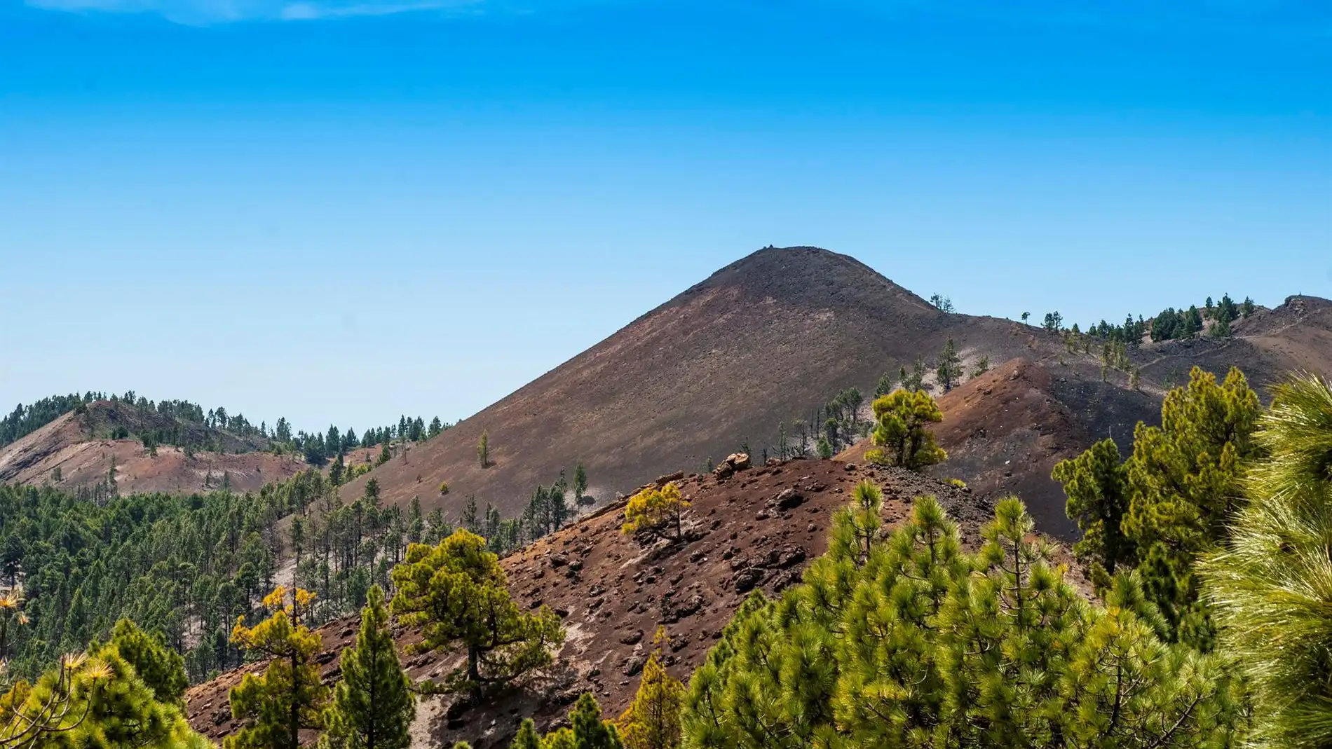 Imagen de archivo de la Cumbre Vieja de La Palma