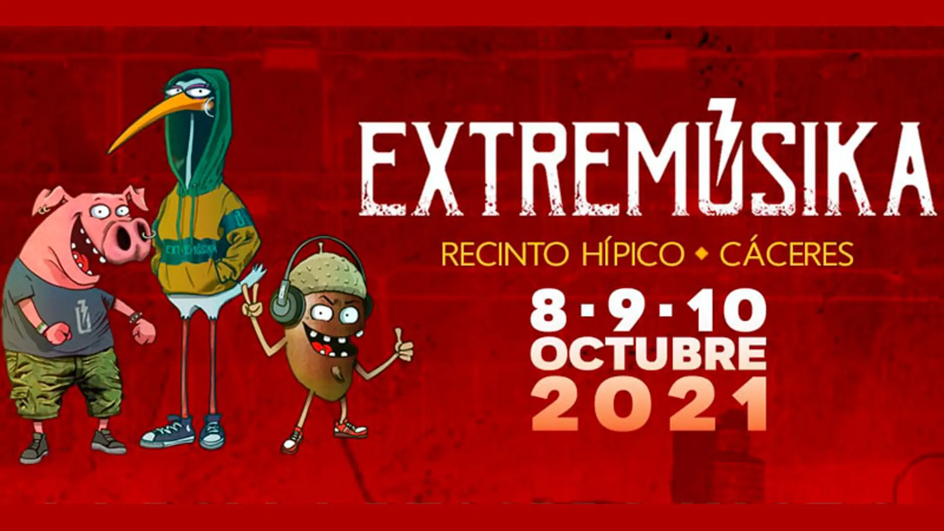 El festival Extremúsika, que se iba a celebrar a primeros de octubre, se suspende por segundo año consecutivo