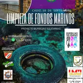 Cartel de la limpieza de fondos marinos Cartel de la limpieza de fondos marinos