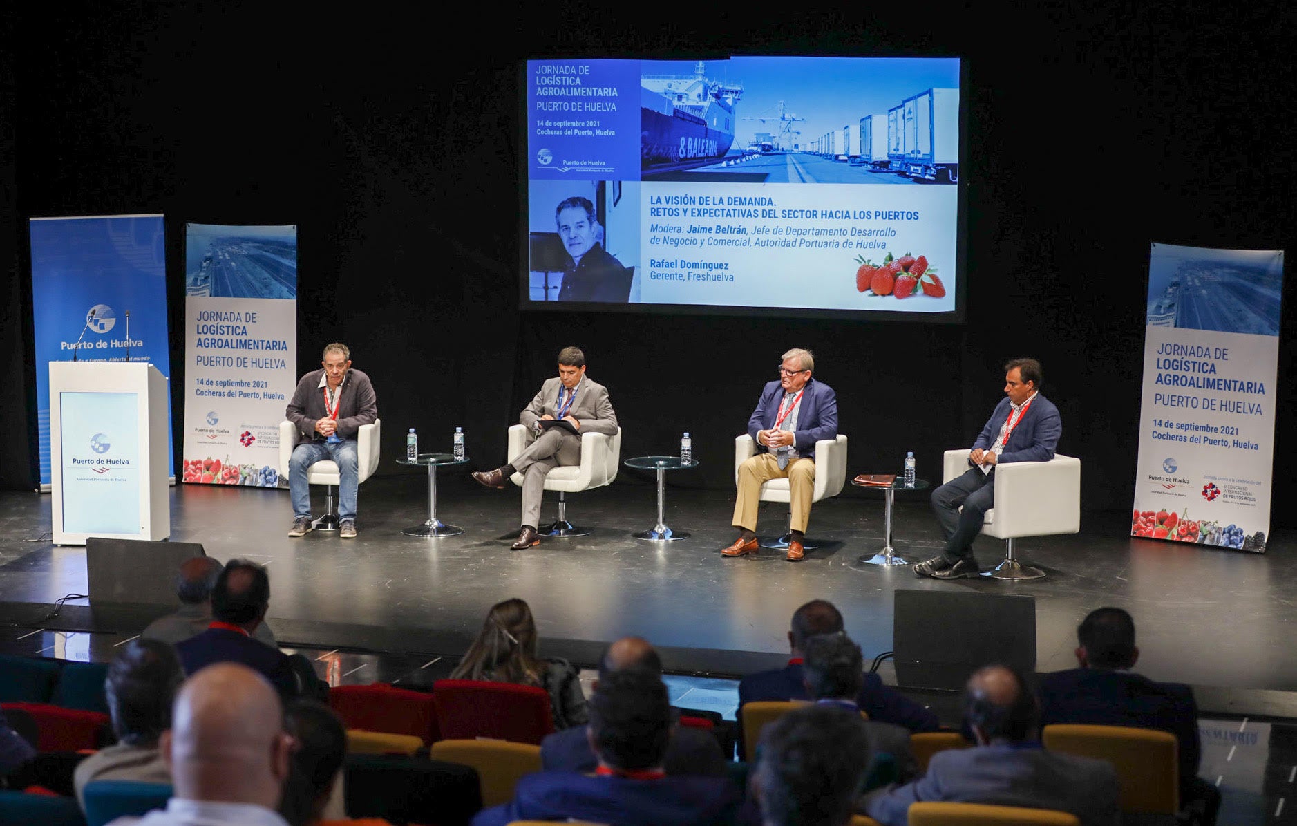 Las Cocheras acogen la celebración de una Jornada de Logística Agroalimentaria Las Cocheras acogen la celebración de una Jornada de Logística Agroalimentaria