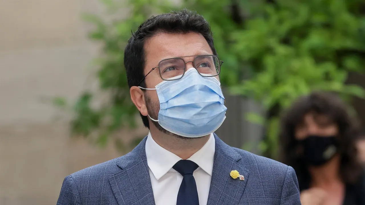El presidente de la Generalitat, Pere Aragonès