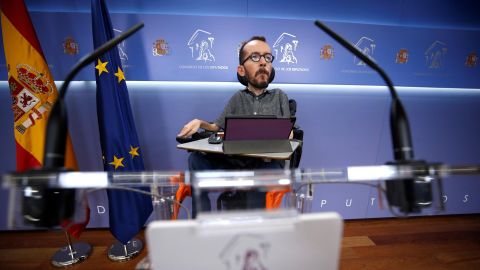 El portavoz de Podemos, Pablo Echenique