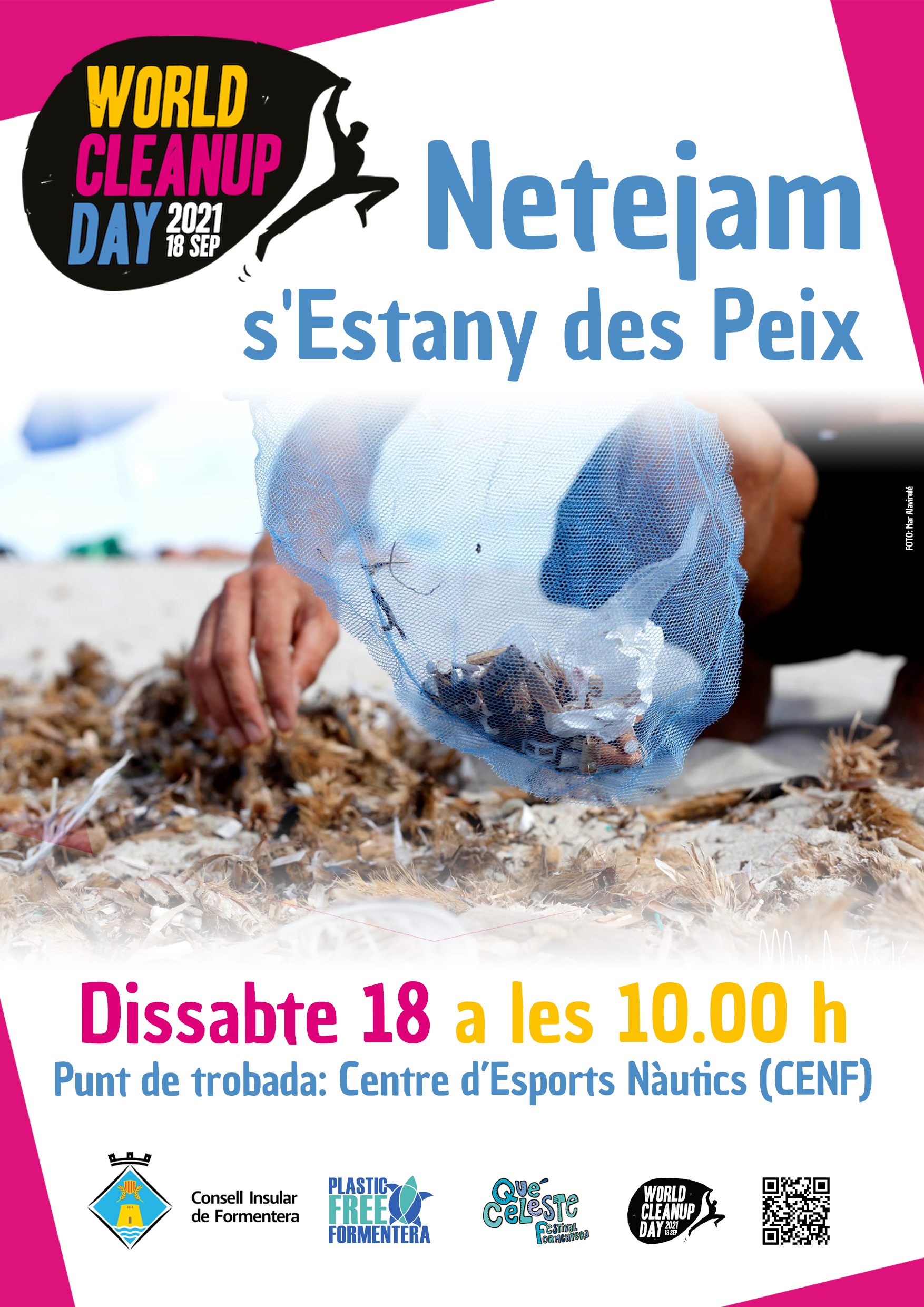 El World Clean Up day se celebra en Formentera con la limpieza de s'Estany des Peix El World Clean Up day se celebra en Formentera con la limpieza de s'Estany des Peix
