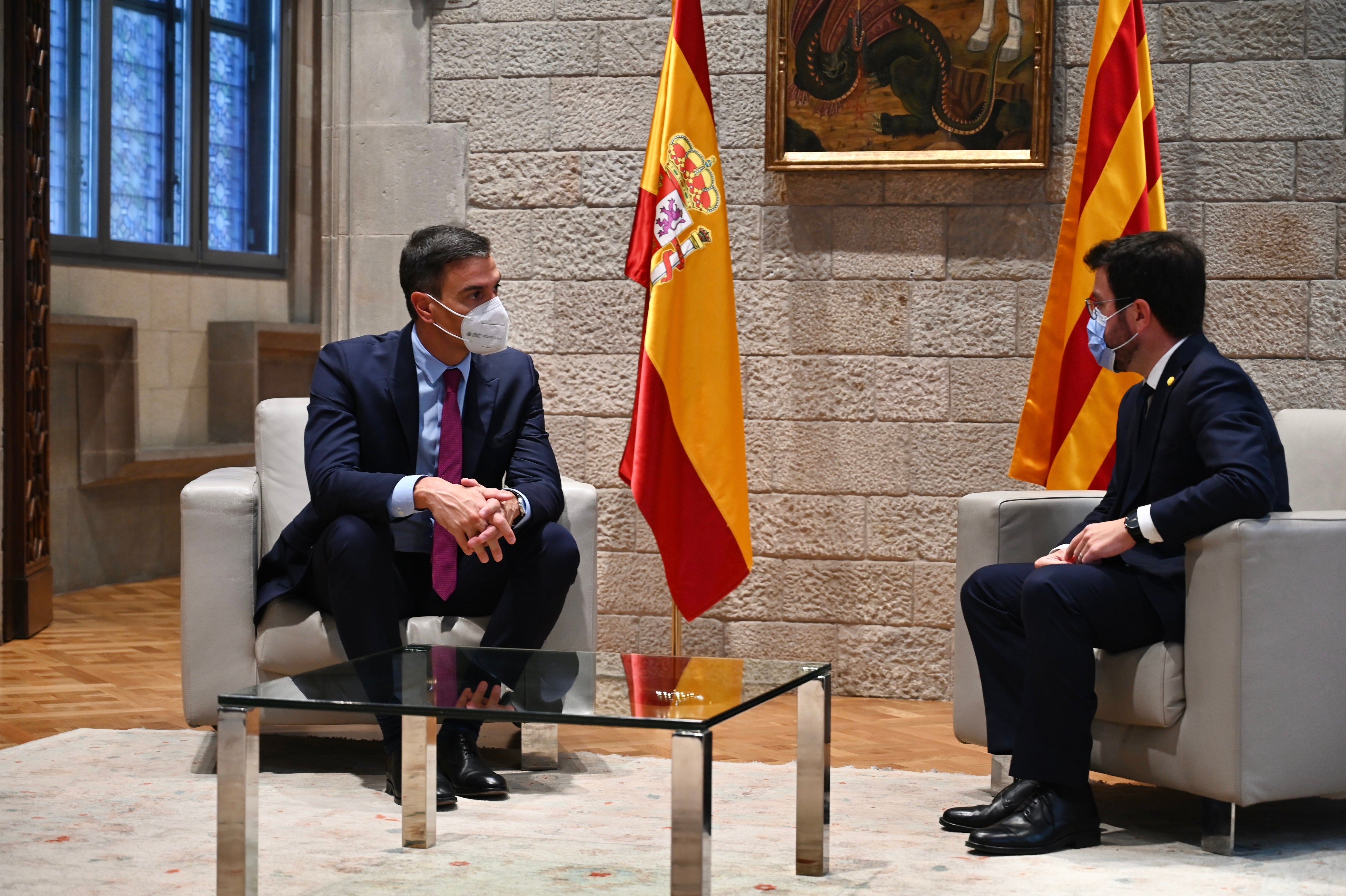 Pedro Sánchez y Pere Aragonès coinciden este viernes en medio de la polémica sobre el espionaje Pedro Sánchez y Pere Aragonès coinciden este viernes en medio de la polémica sobre el espionaje