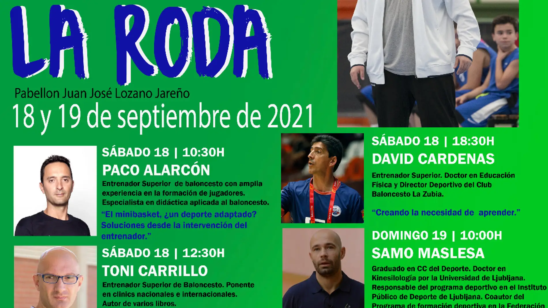 La Roda acoge el II Seminario Internacional de Minibasket "Memorial Fernando Díaz-Ropero"