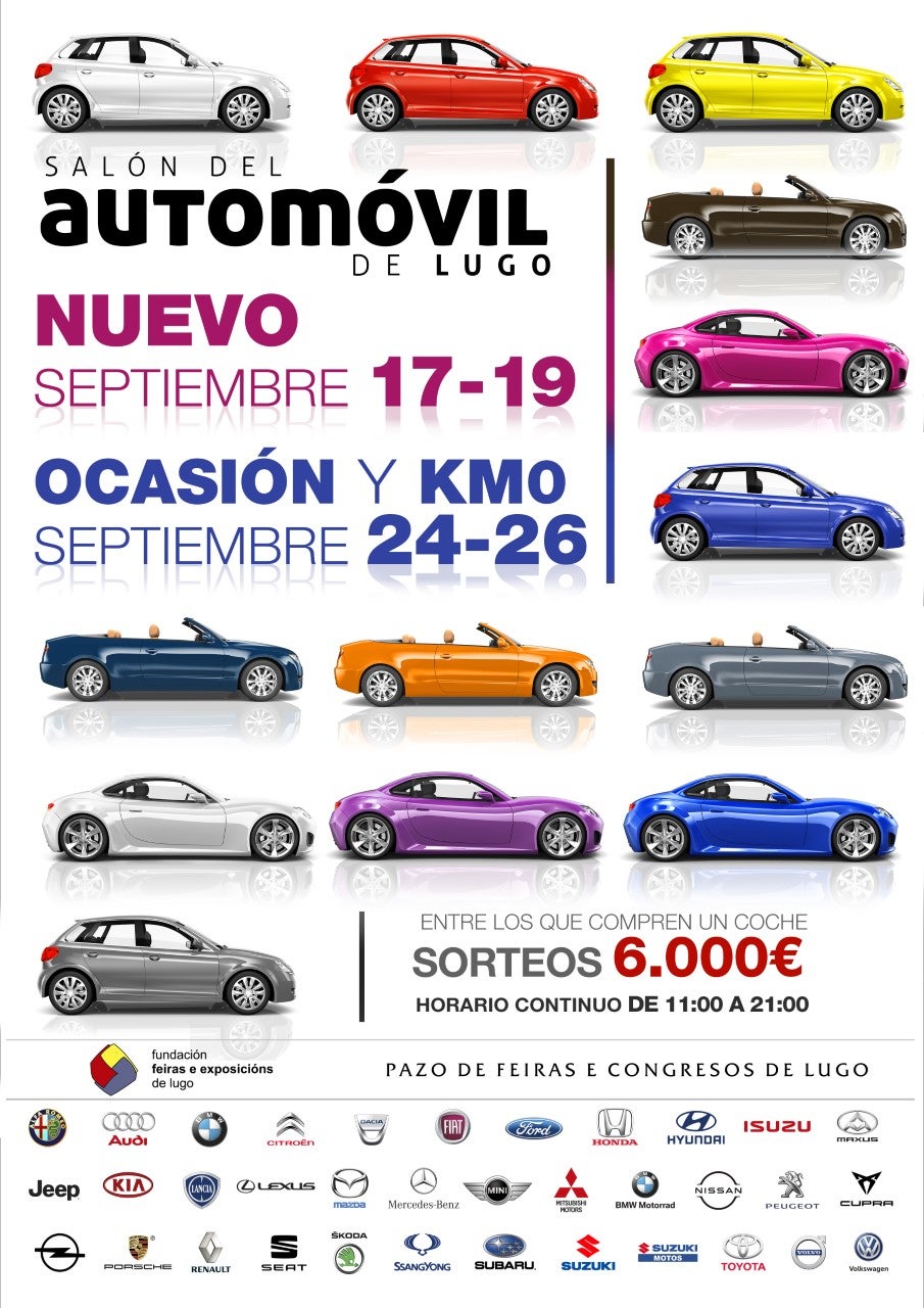 35 marcas y más de 300 coches en el Salón del Automóvil de Lugo 35 marcas y más de 300 coches en el Salón del Automóvil de Lugo