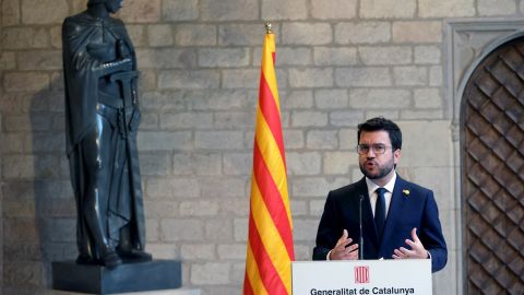 Pere Aragonès, presidente de la Generalitat