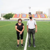 El Ayuntamiento renueva las gradas del campo municipal de fútbol de Sant Antoni 