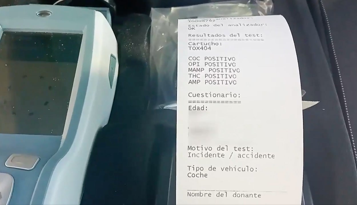 Un conductor en La Rioja da positivo en todas las drogas del narcotest Un conductor en La Rioja da positivo en todas las drogas del narcotest