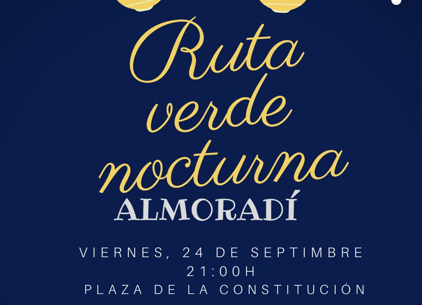 Nuevo recorrido nocturno por la ruta del agua de Almoradí con motivo del Día Mundial del Turismo Nuevo recorrido nocturno por la ruta del agua de Almoradí con motivo del Día Mundial del Turismo