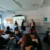 Un aula del IES Castillo de Luna en Rota Un aula del IES Castillo de Luna en Rota