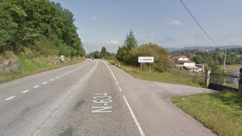 Zona de El Remediu en la N-634