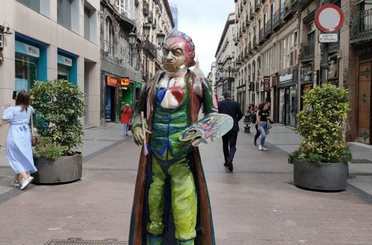 El Ayuntamiento denunciará el vandalismo a las estatuas de Goya El Ayuntamiento denunciará el vandalismo a las estatuas de Goya