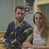 Guillermo Mendoza y Ana de Gracia, servicios informativos de Granada