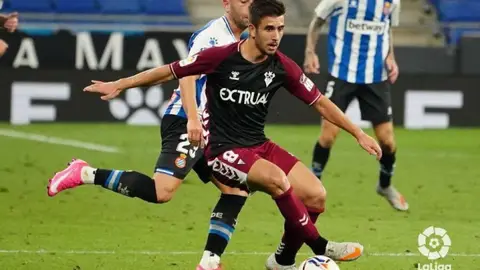 Manu Fuster, mediapunta del Albacete Manu Fuster, mediapunta del Albacete