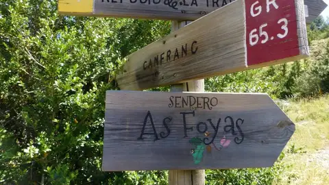 Cartel del senderos As Foyas Cartel del senderos As Foyas