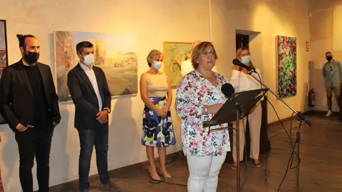Carmen Olmedo en la inauguración de "Aires Manchegos" Carmen Olmedo en la inauguración de "Aires Manchegos"