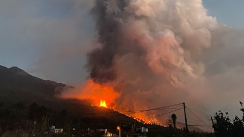 Erupción del volcán en La Palma 