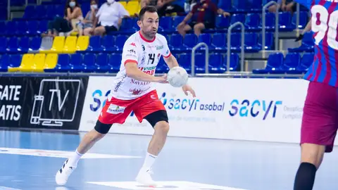 Partido del Balonmano Nava y el FC Barcelona Foto de Víctor Salgado