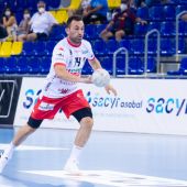 Partido del Balonmano Nava y el FC Barcelona