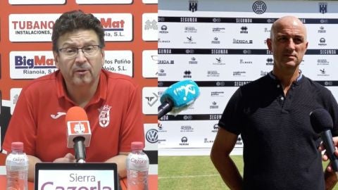 Tom&aacute;s de Dios y Chus Trujillo, en rueda de prensa