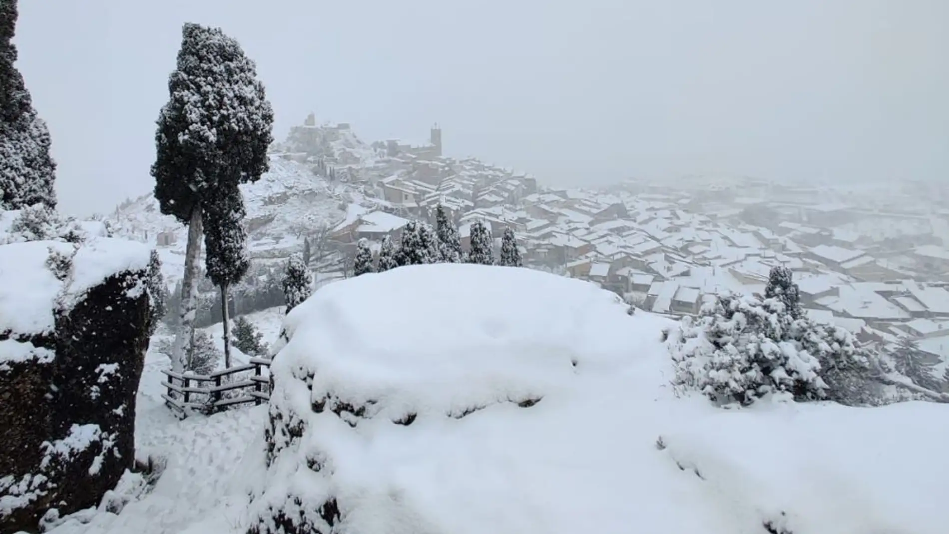 Teruel fue la provincia más afectada por las nevadas