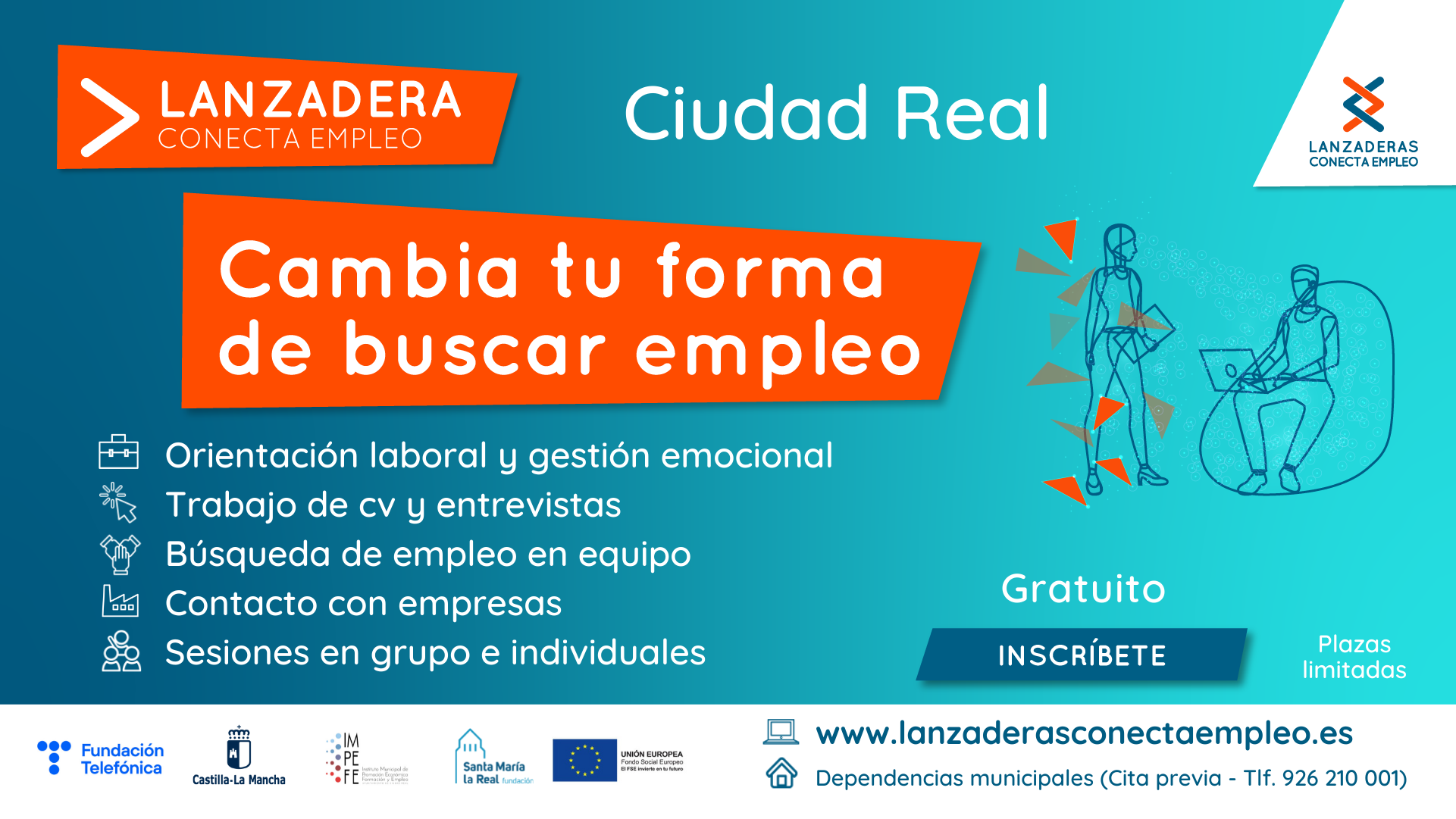 Ciudad Real contará a partir de octubre con una nueva Lanzadera de Empleo Ciudad Real contará a partir de octubre con una nueva Lanzadera de Empleo
