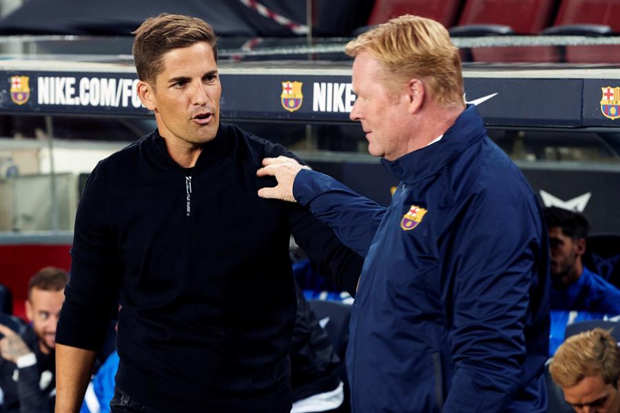 Robert Moreno: "Si algún día me llama el Barça iría de rodillas" Robert Moreno: "Si algún día me llama el Barça iría de rodillas"