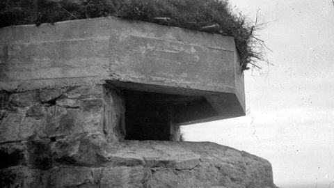 Nido de ametralladoras en 'El cintur&oacute;n de Hierro' de Bilbao