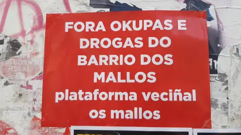 Protestas contra okupas en Os Mallos Además se quejan de robos en la zona