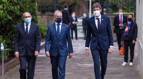 I&ntilde;igo Urkullu, Ramiro Gonz&aacute;lez y Gorka Urtaran