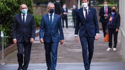 Iñigo Urkullu, Ramiro González y Gorka Urtaran Iñigo Urkullu, Ramiro González y Gorka Urtaran