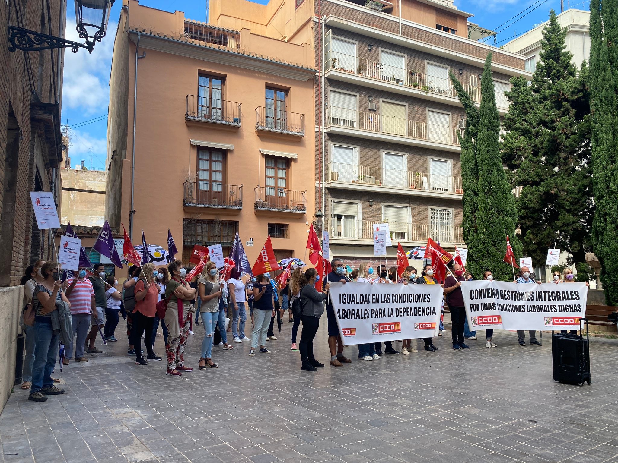 CCOO reclama mejorar las condiciones de los profesionales de la dependencia CCOO reclama mejorar las condiciones de los profesionales de la dependencia