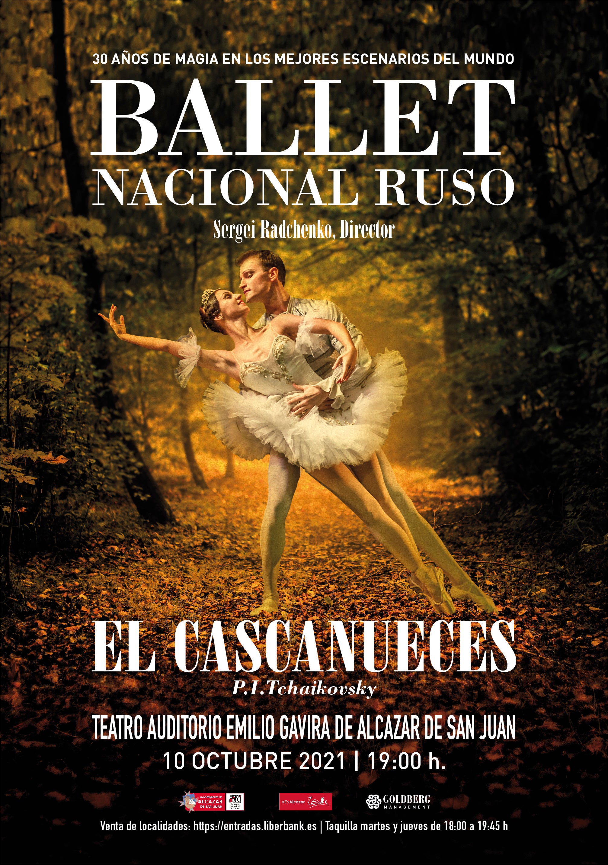 El Ballet Nacional Ruso dirigido por Sergei Radchenko, regresa al Teatro Auditorio Emilio Gavira El Ballet Nacional Ruso dirigido por Sergei Radchenko, regresa al Teatro Auditorio Emilio Gavira