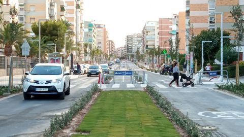 Reformas introducidas en la avenida de Padre Esplá Reformas introducidas en la avenida de Padre Esplá
