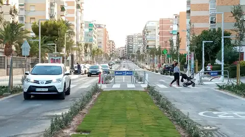 Reformas introducidas en la avenida de Padre Esplá Reformas introducidas en la avenida de Padre Esplá