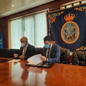 Firma del acuerdo de ampliación de instalaciones con Petaca Chico, uno de los grandes acuerdos firmados por Zona Franca Firma del acuerdo de ampliación de instalaciones con Petaca Chico, uno de los grandes acuerdos firmados por Zona Franca