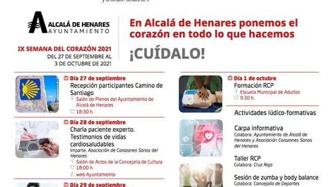 Cartel de la IX Semana del Corazón de Alcalá de Henares Cartel de la IX Semana del Corazón de Alcalá de Henares