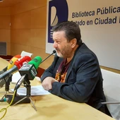 José Luis Vázquez durante la rueda de prensa José Luis Vázquez durante la rueda de prensa