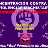 Vuelven las concentraciones contra la violencia de género convocadas por la Red Feminista