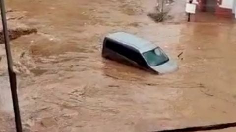 Casi 300 llamadas recib&iacute;a el 112 en Extremadura por las intensas lluvias, que obligaba a activar el INUNCAEX