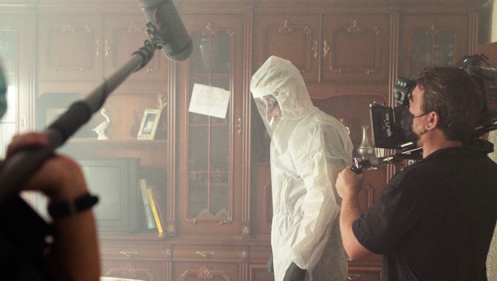 Escena del rodaje 'La maldita primavera'