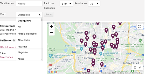 Nace el primer mapa digital de restaurantes para poder localizar vinos DO La Mancha Nace el primer mapa digital de restaurantes para poder localizar vinos DO La Mancha