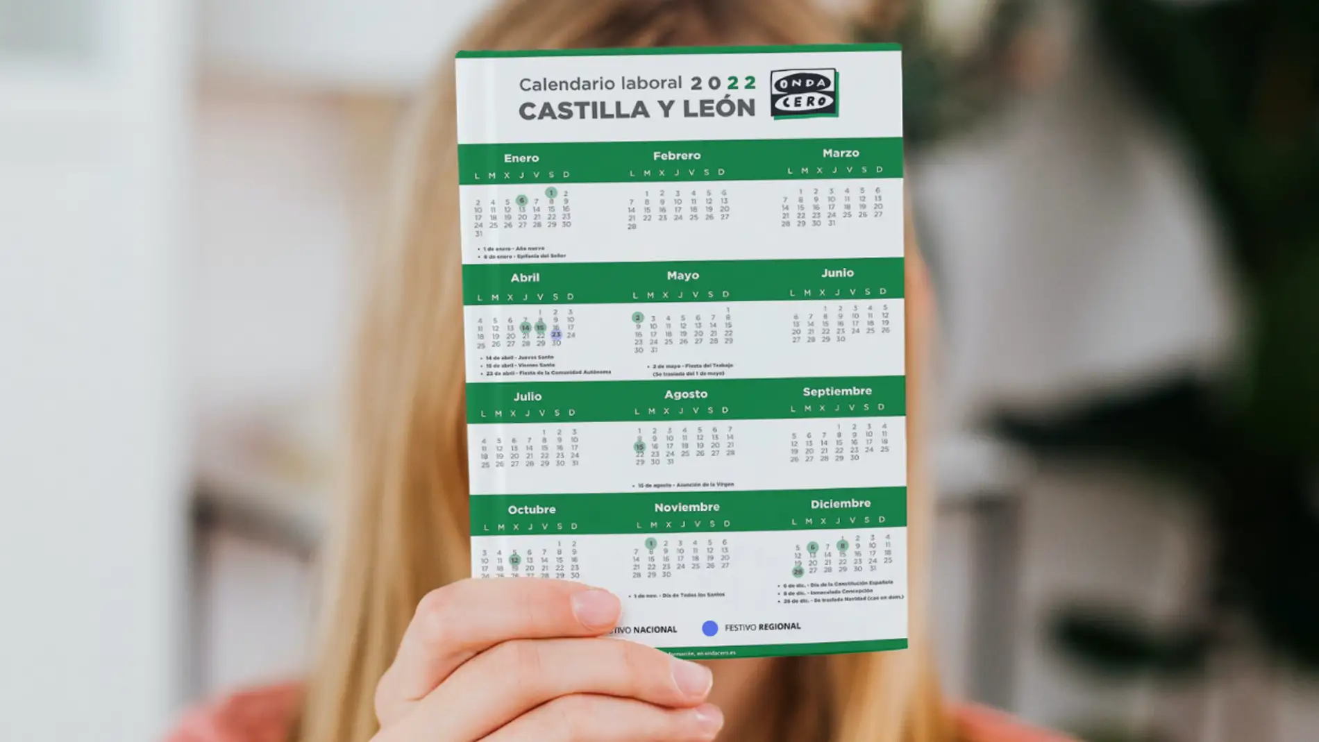 Calendario laboral de Castilla y León para 2022: días festivos