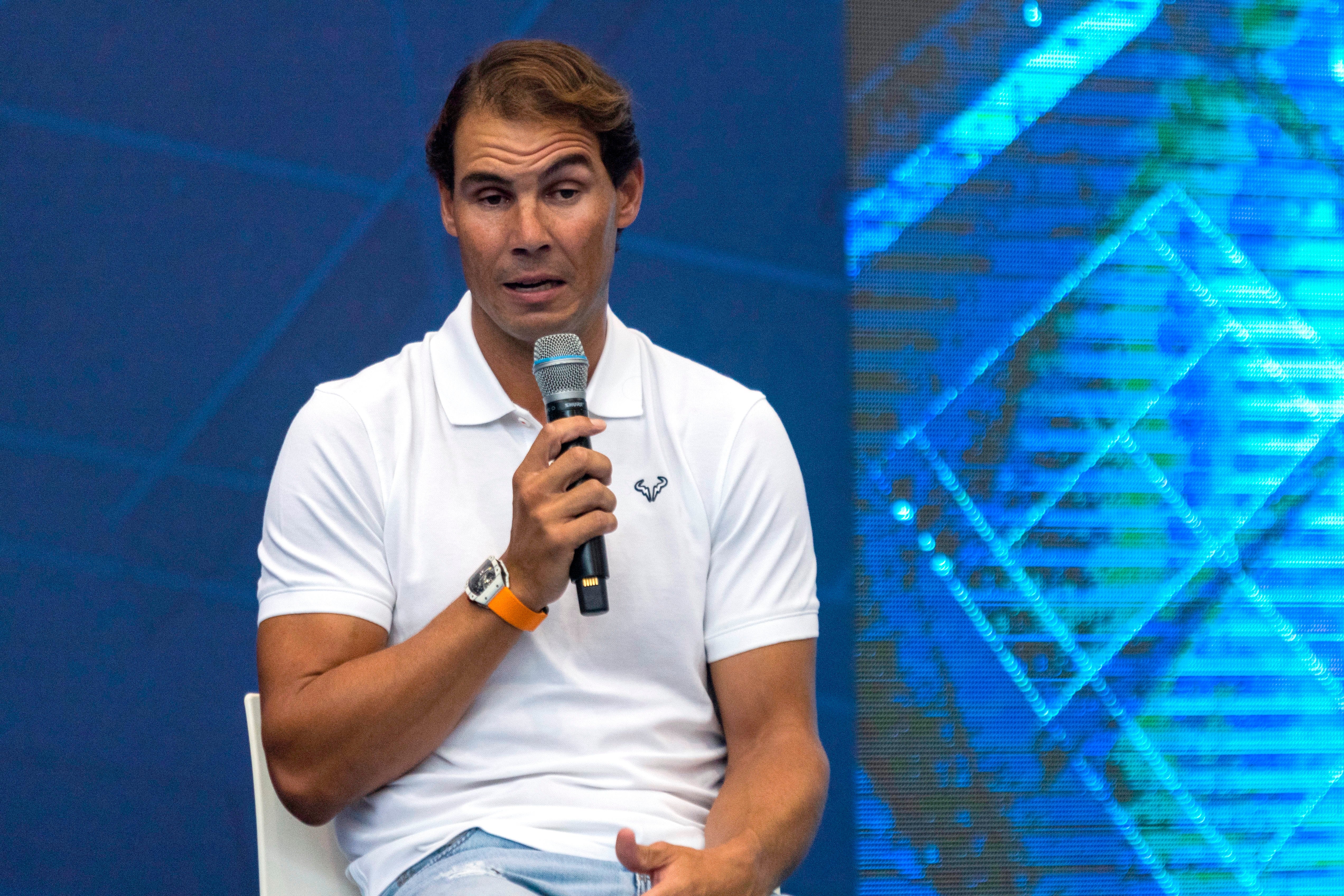 Rafa Nadal recibe la medalla al Mérito Policial en Palma Rafa Nadal recibe la medalla al Mérito Policial en Palma