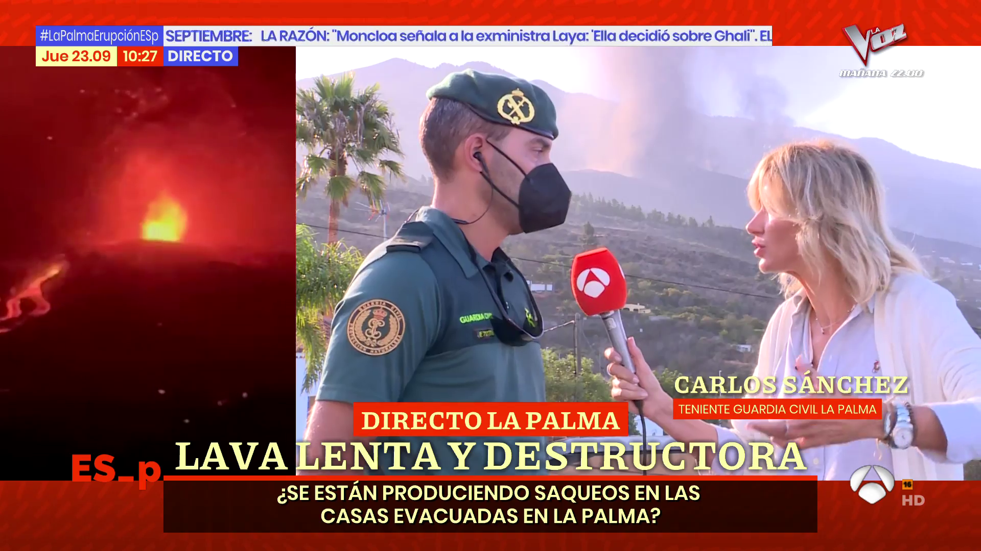 La Guardia Civil aclara las informaciones que hablan de posibles saqueos en las casas abandonadas en La Palma La Guardia Civil aclara las informaciones que hablan de posibles saqueos en las casas abandonadas en La Palma