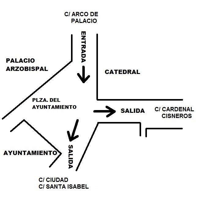 Dispositivo de tráfico y control de accesos los dos espectáculos de Luz Toledo Dispositivo de tráfico y control de accesos los dos espectáculos de Luz Toledo