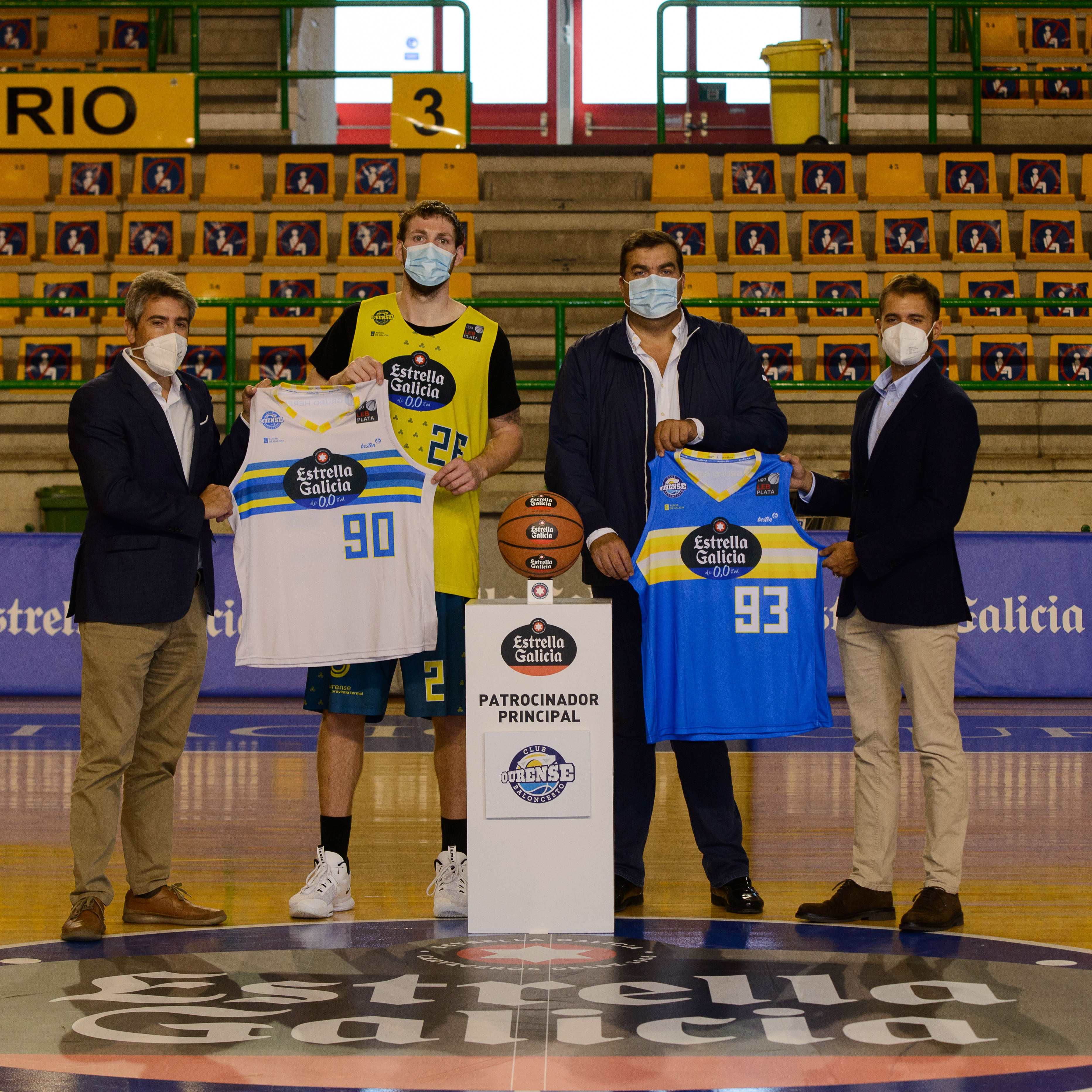 Estrella Galicia reafirma su compromiso con el Club Ourense Baloncesto Estrella Galicia reafirma su compromiso con el Club Ourense Baloncesto
